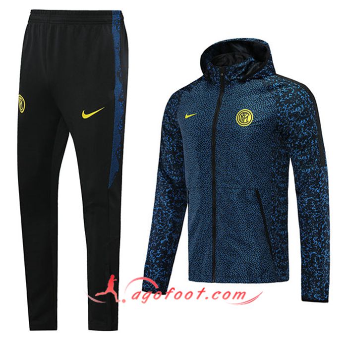 Ensemble Veste A Capuche Survetement Inter Milan Bleu 2021/2022