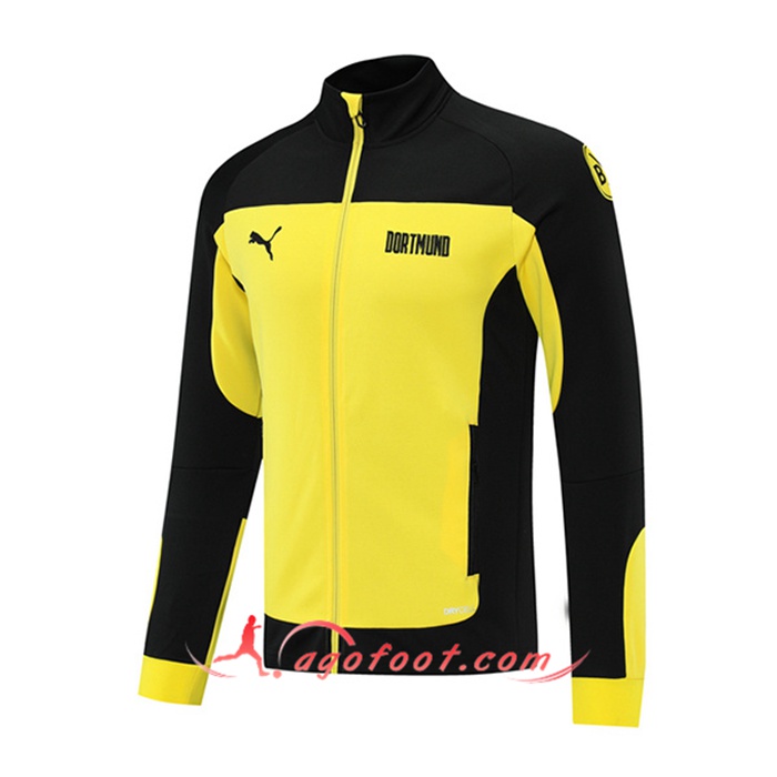 Nouveaux Veste Foot Dortmund Noir 2021/2022