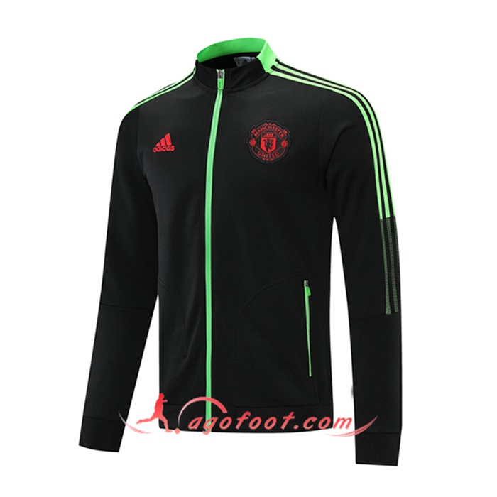 Nouveaux Veste A Capuche Manchester United Noir 2021/2022