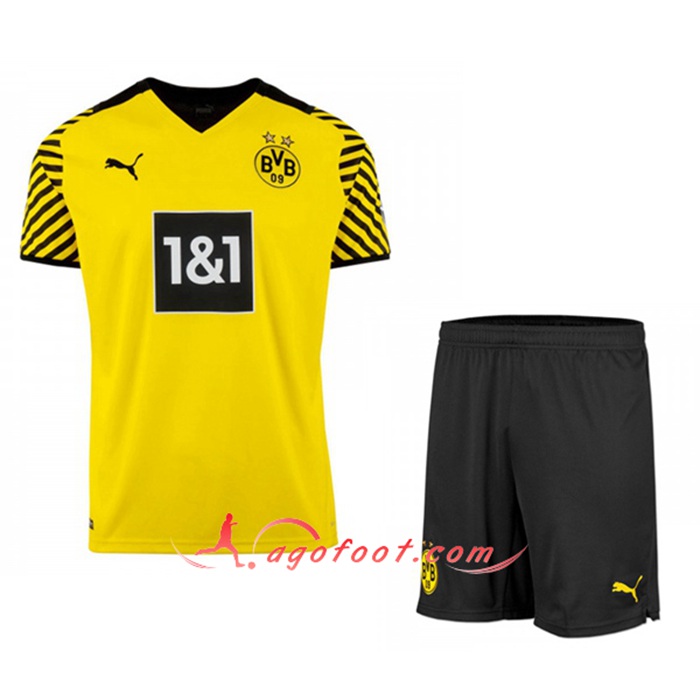 Maillot de Foot Dortmund BVB Enfant Domicile 2021/2022