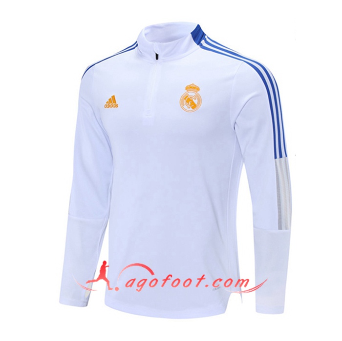 Sweatshirt Training Real Madrid Blanc 2021/2022