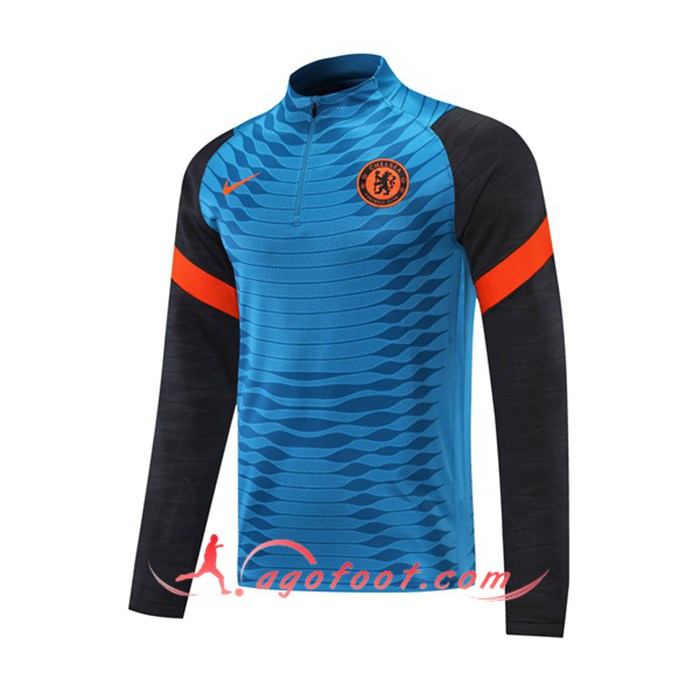 Sweatshirt Training FC Chelsea Noir 2021/2022 -1