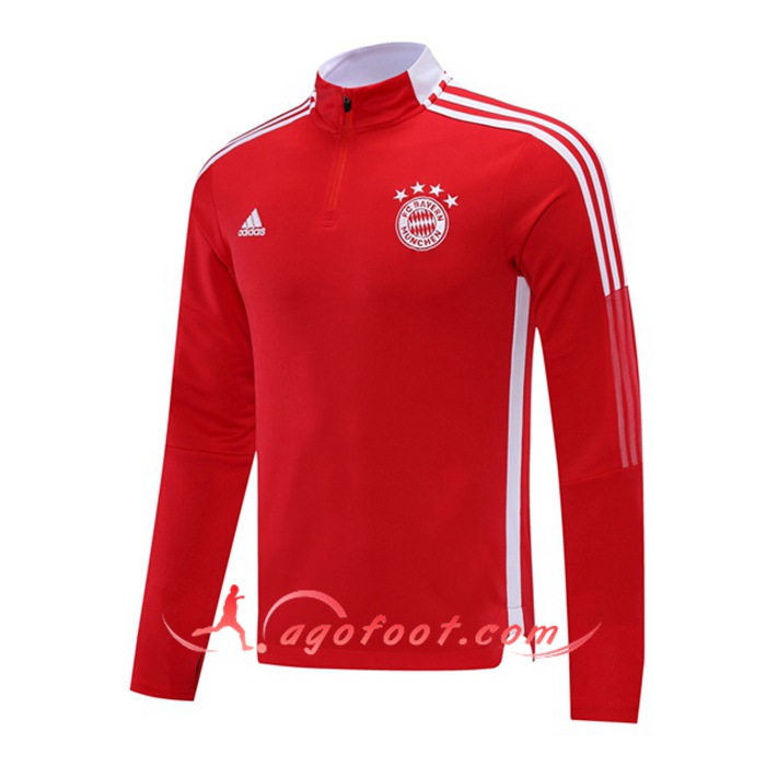 Sweatshirt Training Bayern Munich Rouge/Noir 2021/2022 -1