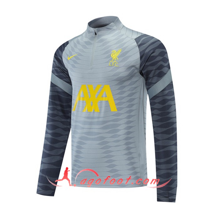 Sweatshirt Training Liverpool Gris 2021/2022
