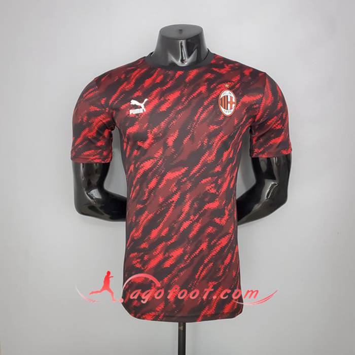 Training T-Shirts AC Milan Player Version Rouge/Bleu 2021/2022