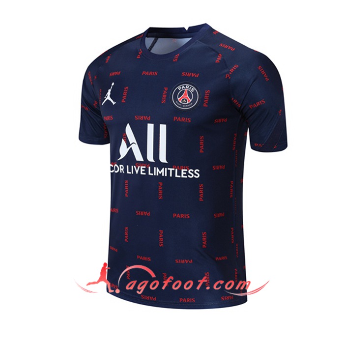 Training T-Shirts Jordan PSG Bleu Marin 2021/2022