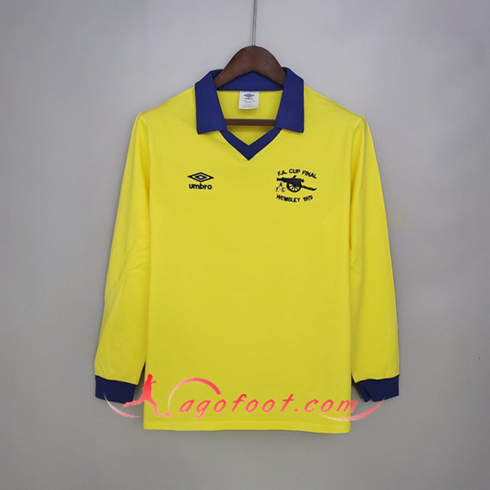Maillot de Foot Arsenal Retro Manche Longue Exterieur 1971/1979