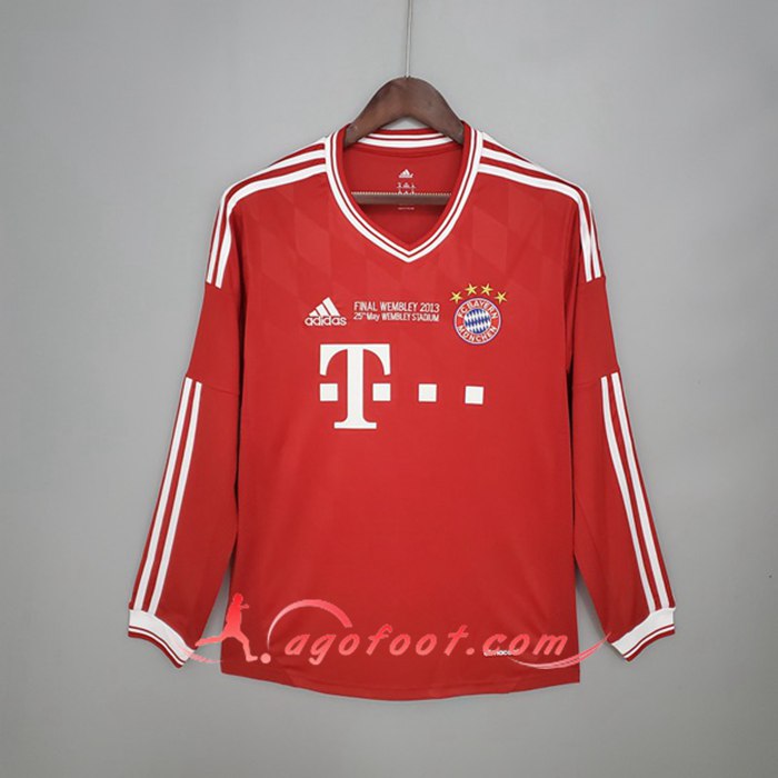Maillot de Foot Bayern Munich Retro Manche Longue Domicile 2013/2014