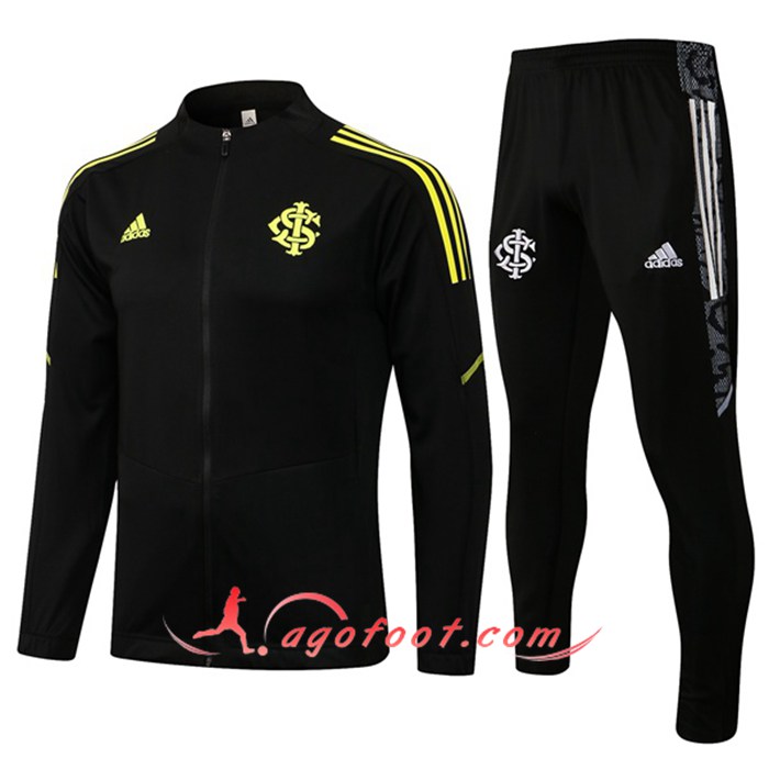 Ensemble Veste Survetement de Foot Bresil Noir 2021/2022