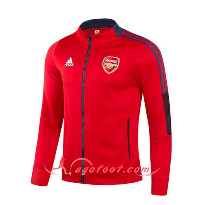 Nouveaux Veste Foot Arsenal Rouge 2021/2022 -1