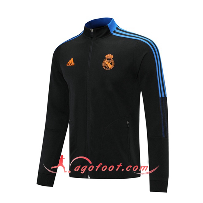 Nouveaux Veste Foot Real Madrid Noir 2021/2022