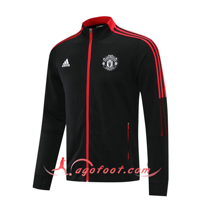 Nouveaux Veste Foot Manchester United Noir 2021/2022