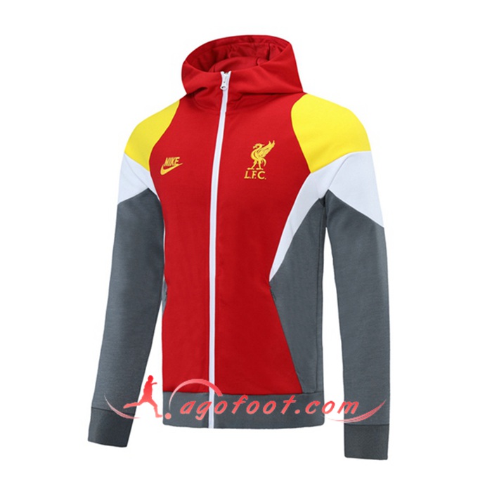 Nouveaux Veste A Capuche FC Liverpool Blanc 2021/2022