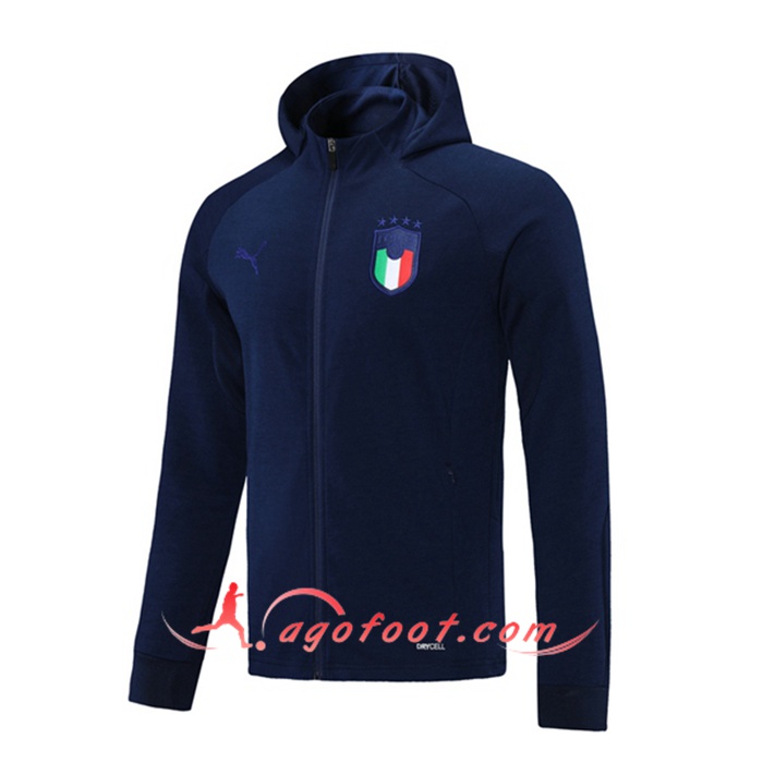 Nouveaux Veste A Capuche Italie Blanc 2021/2022