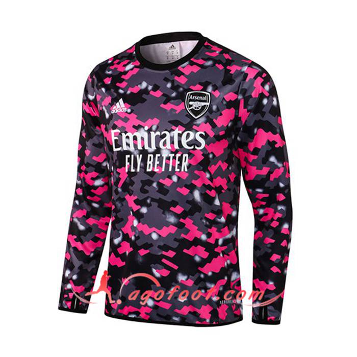 Sweatshirt Training FC Arsenal Gris/Rose 2021/2022