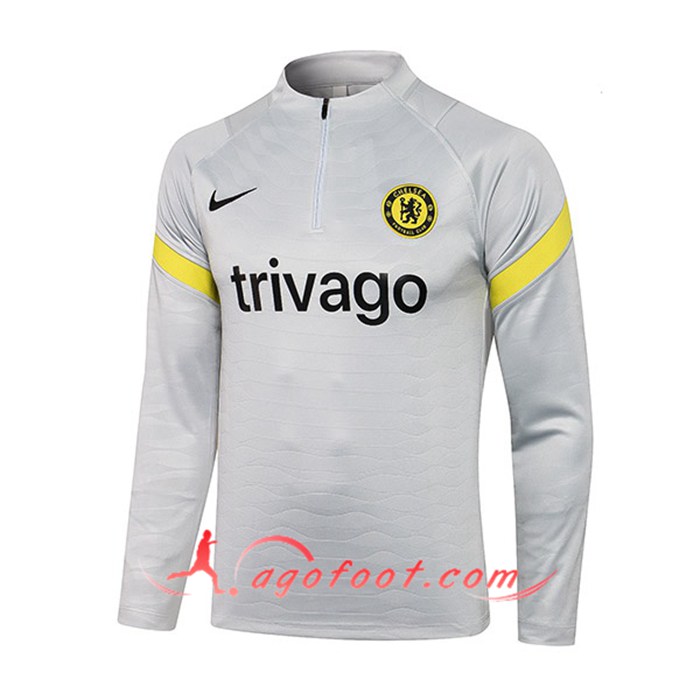 Sweatshirt Training FC Chelsea Gris 2021/2022
