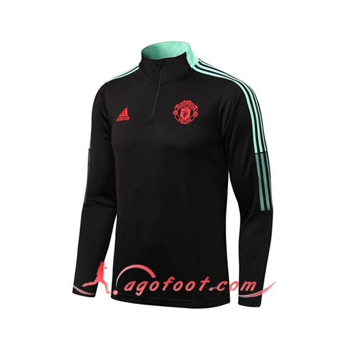 Sweatshirt Training Manchester United Gris/Rouge 2021/2022