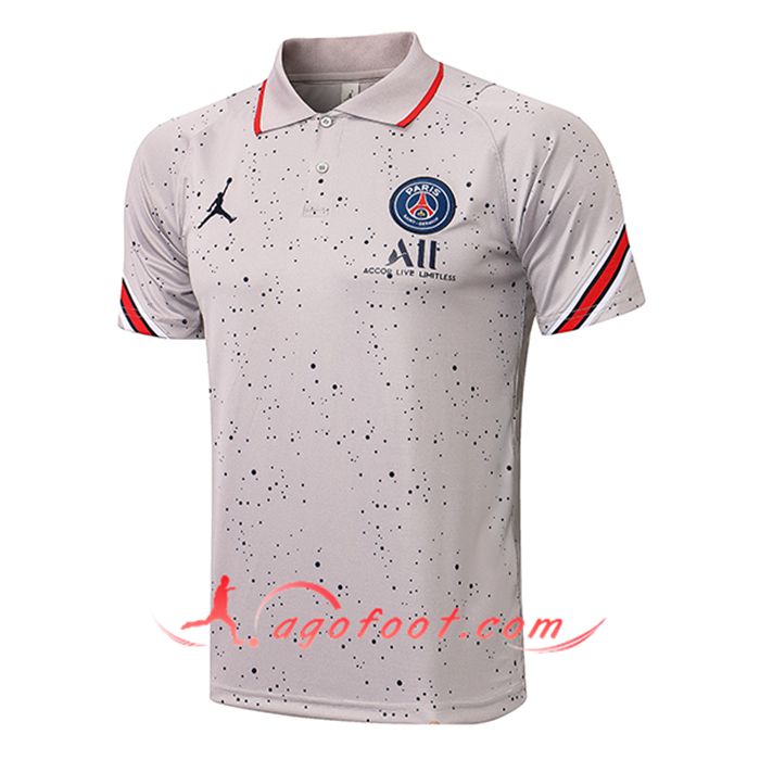Polo Foot Jordan PSG Gris 2021/2022