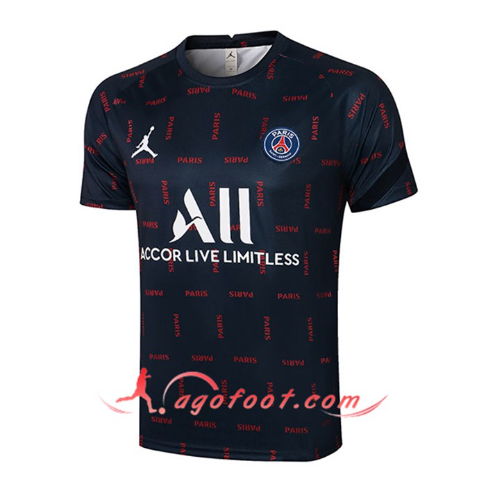 Training T-Shirts Jordan PSG Bleu Marin 2021/2022