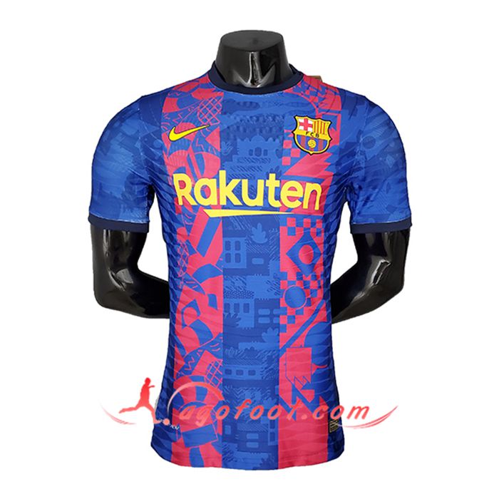 Training T-Shirts FC Barcelone Rouge/Bleu 2021/2022
