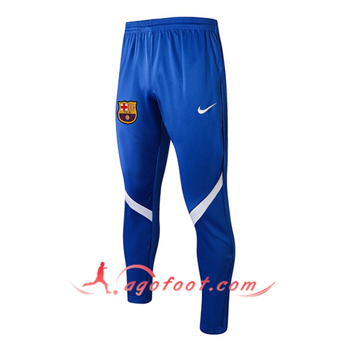 Training Pantalon Foot FC Barcelone Bleu 2021/2022 -4