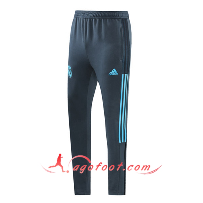 Training Pantalon Foot Real Madrid Bleu 2021/2022 -4