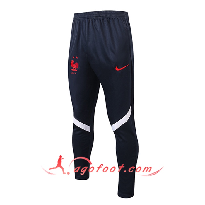 Training Pantalon Foot France Noir/Rouge 2021/2022