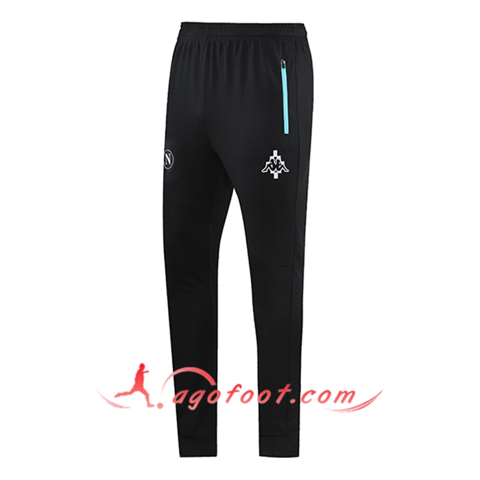 Training Pantalon Foot SSC Naples Noir/Vert 2021/2022