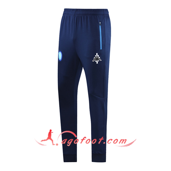 Training Pantalon Foot SSC Naples Noir/Bleu 2021/2022