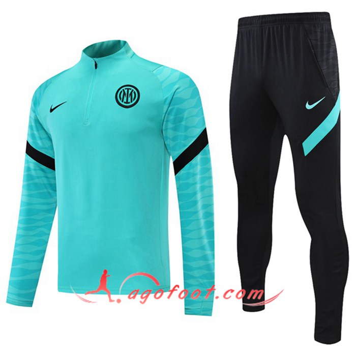 Ensemble Survetement de Foot Inter Milan Vert 2021/2022 -1