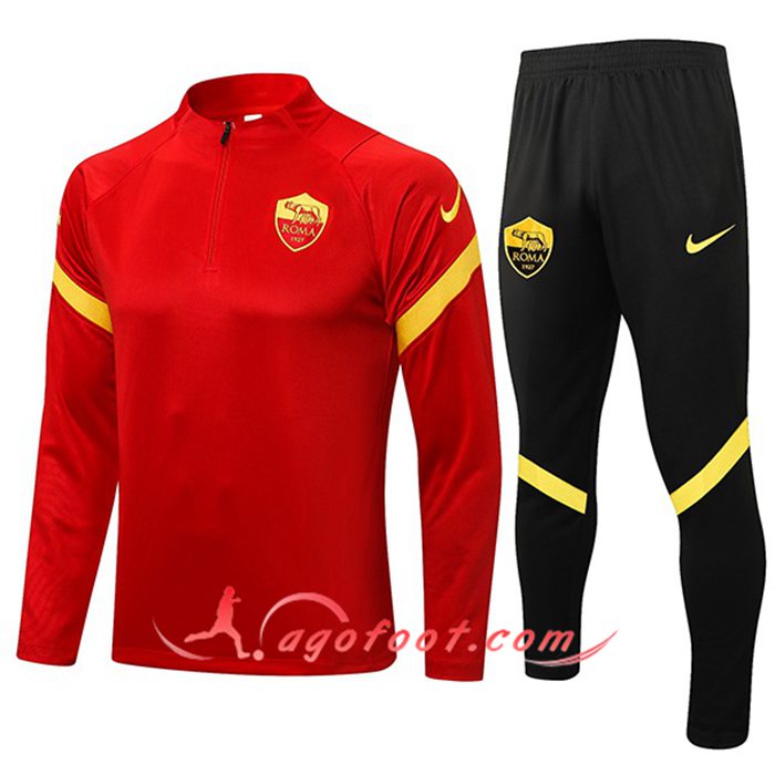 Ensemble Survetement de Foot Rome Rouge 2021/2022