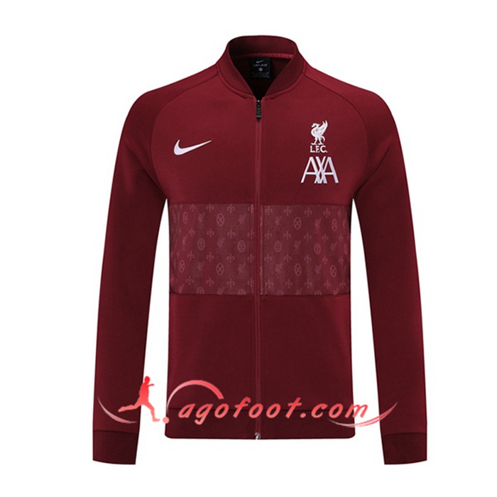 Nouveaux Veste Foot FC Liverpool Rouge 2021/2022 -1