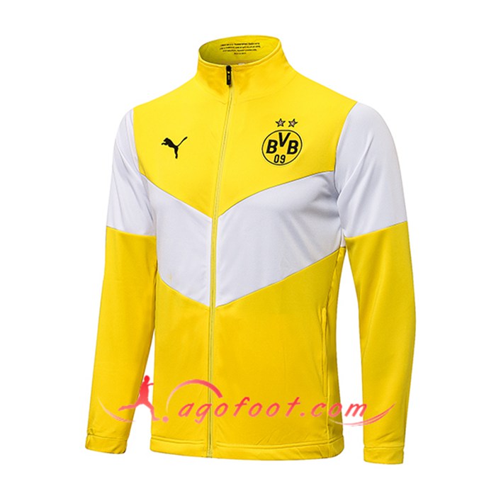 Nouveaux Veste Foot Dortmund BVB Jaune 2021/2022