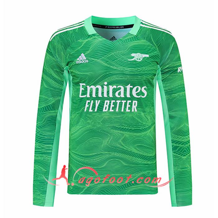 Maillot de Foot Arsenal Gardien de But Manche longue Vert 2021/2022