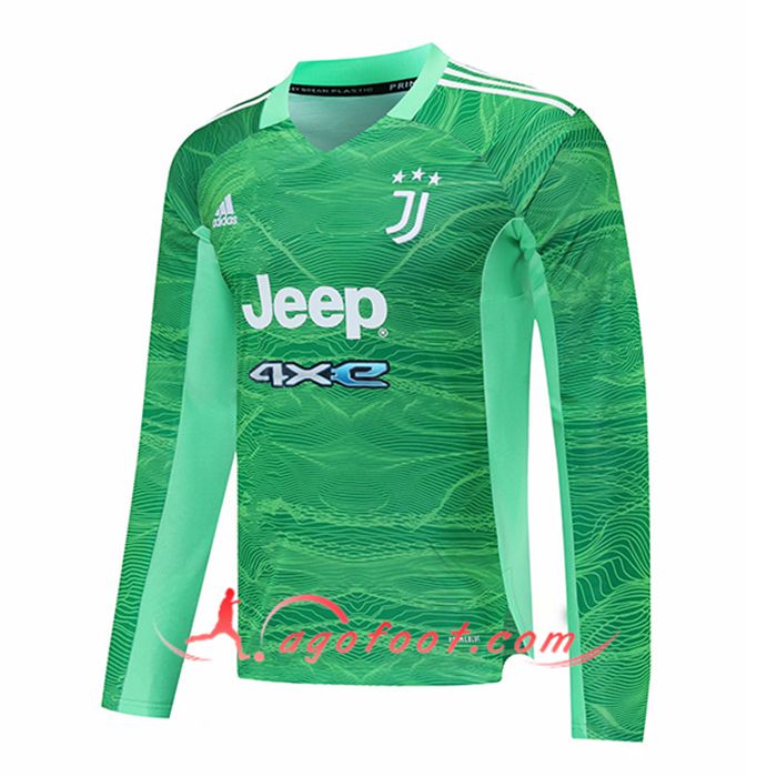 Maillot de Foot Juventus Gardien de But Manche longue Vert 2021/2022