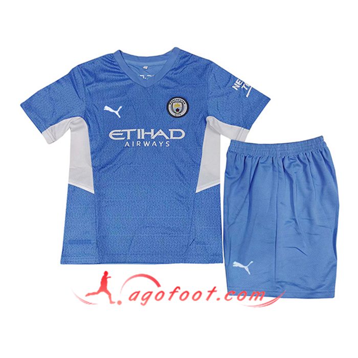 Maillot de Foot Manchester City Enfant Domicile 2021/2022