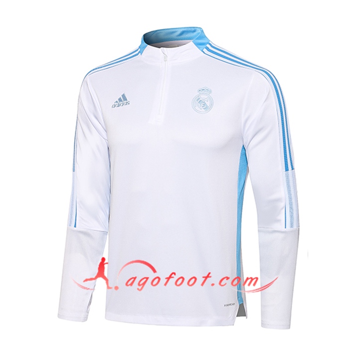 Sweatshirt Training Real Madrid Blanc 2021/2022