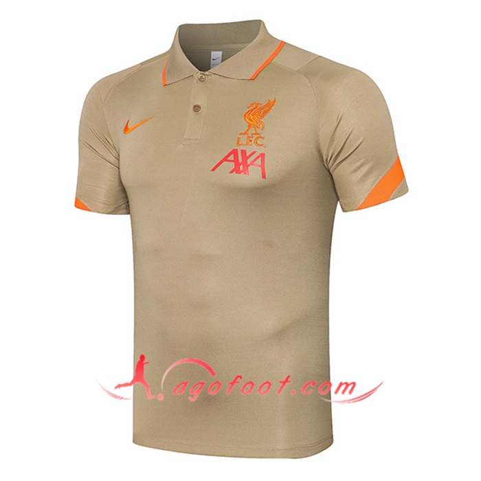 Polo Foot FC Liverpool Brun Clair 2021/2022