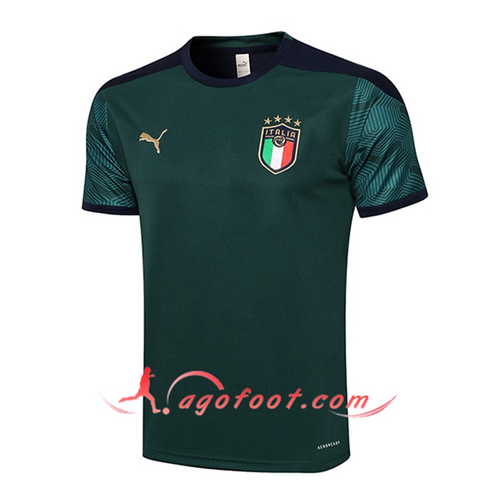 Polo Foot Italie Vert 2021/2022