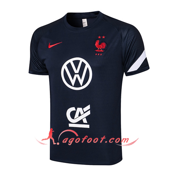 Polo Foot France Noir 2021/2022