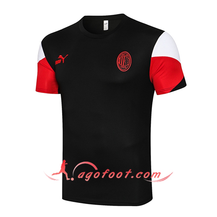 Training T-Shirts Milan AC Noir/Rouge 2021/2022