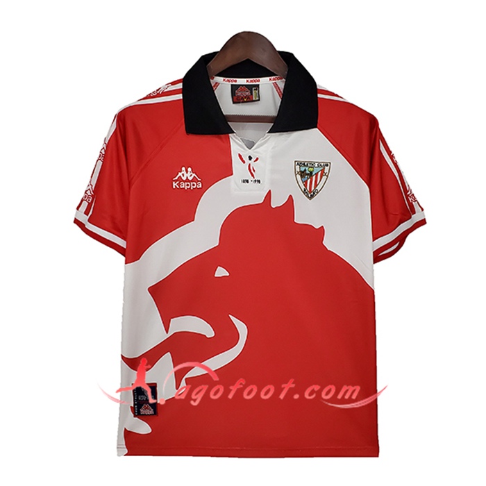 Maillot de Foot Athletic Bilbao Retro Domicile 1997/1998