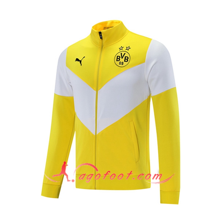 Nouveaux Veste Foot Dortmund BVB Jaune 2021/2022