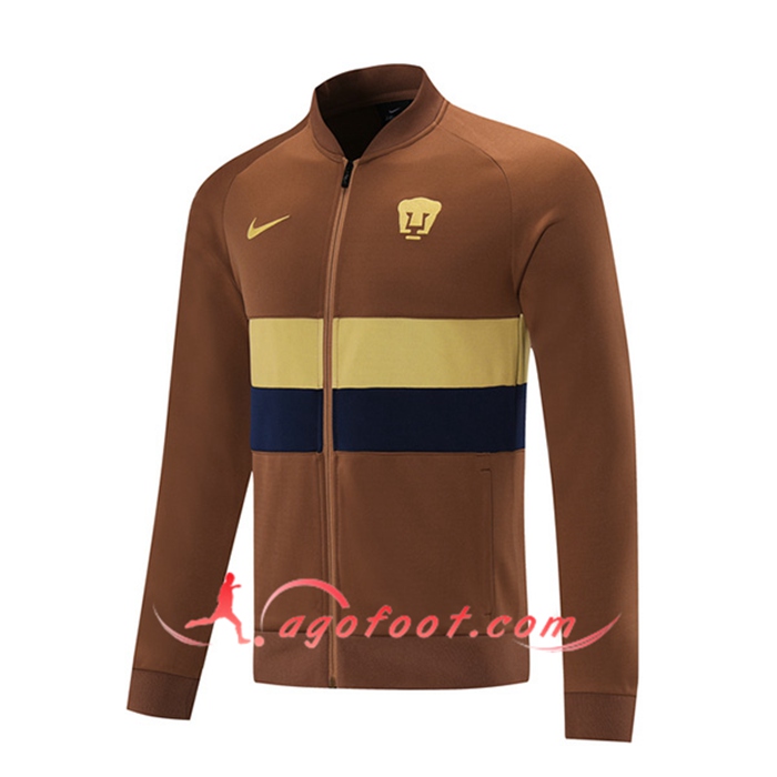 Nouveaux Veste Foot Pumas UNAM Brun 2021/2022