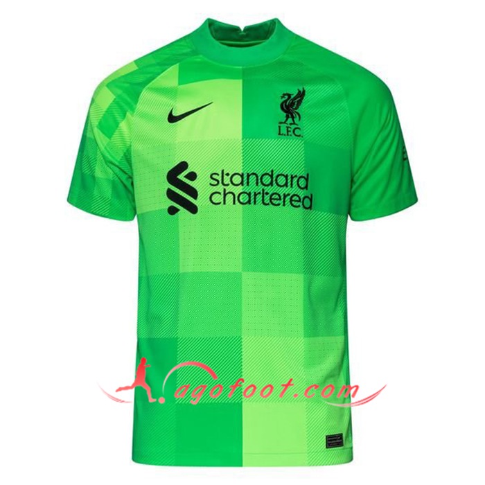 Maillot de Foot FC Liverpool Gardien de But Vert 2021/2022