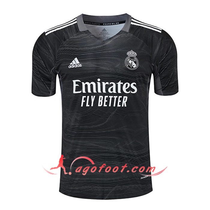 Maillot de Foot Real Madrid Gardien de But Noir 2021/2022