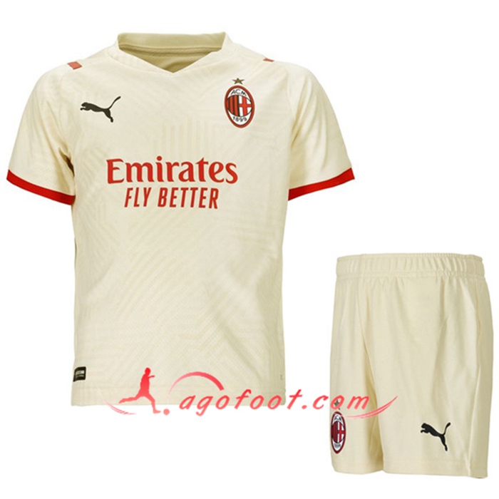 Maillot de Foot Milan AC Enfant Exterieur 2021/2022