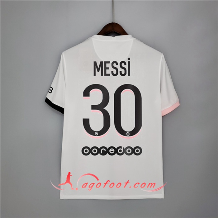 Maillot de Foot PSG MESSI 30 Exterieur 2021/2022