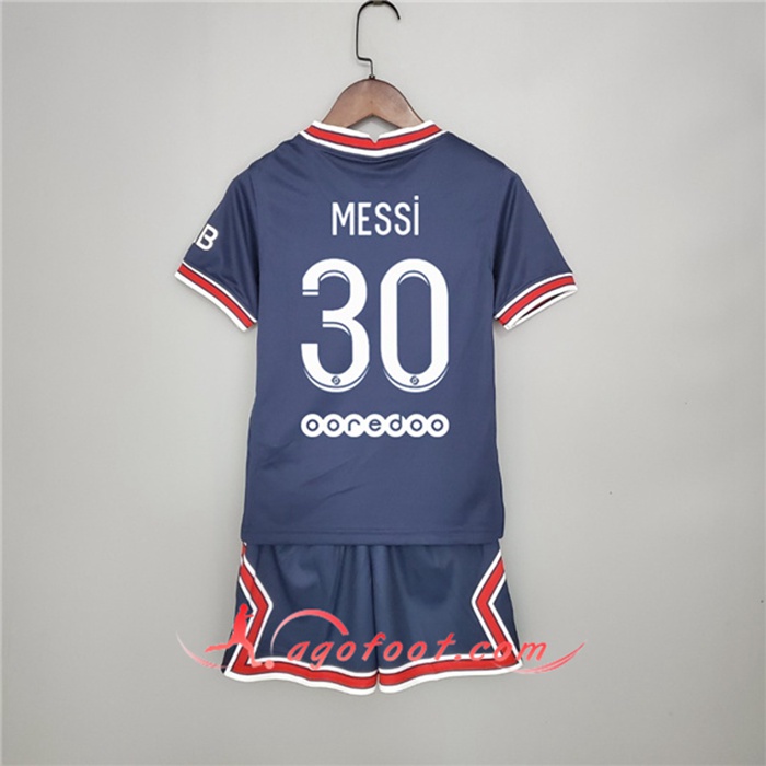 Maillot de Foot PSG Enfant MESSI 30 Domicile 2021/2022