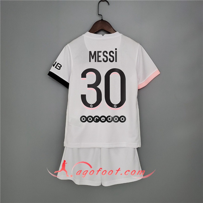 Maillot de Foot PSG Enfant MESSI 30 Exterieur 2021/2022